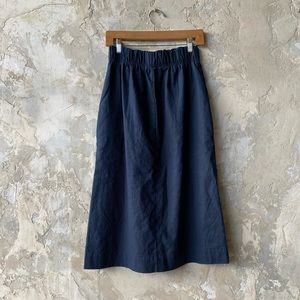Out of Line Linen Skirt with pockets